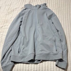 lululemon athletica Soft Gray Full-Zip Hoodie